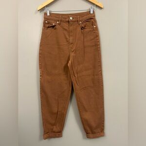 H&M Divided Tan Pants Baggy Size 8 NWOT